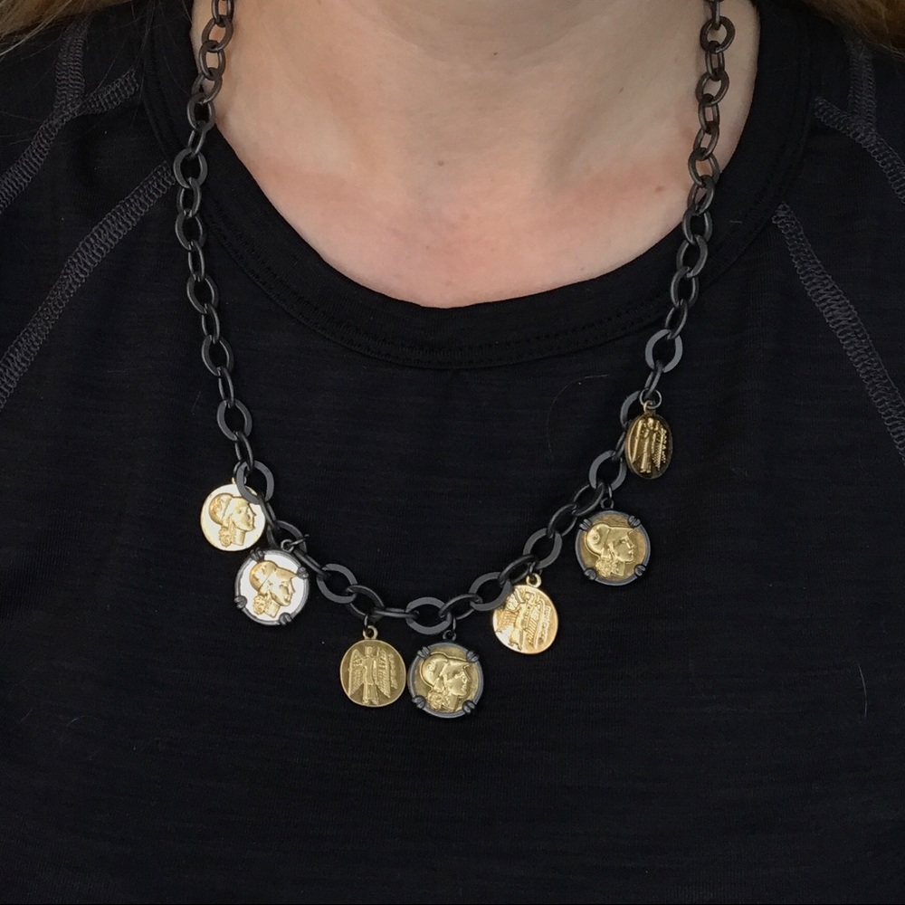 Price Drop! Cyprus Greek/Roman coin necklace